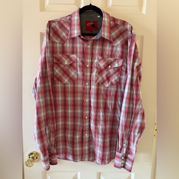 Rodeo snap button shirt • Men’s XL - Picture 1 of 8